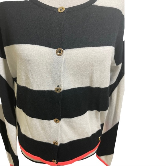 Juicy couture womens cardigan sweater button down. Striped size Small. - Picture 3 of 12